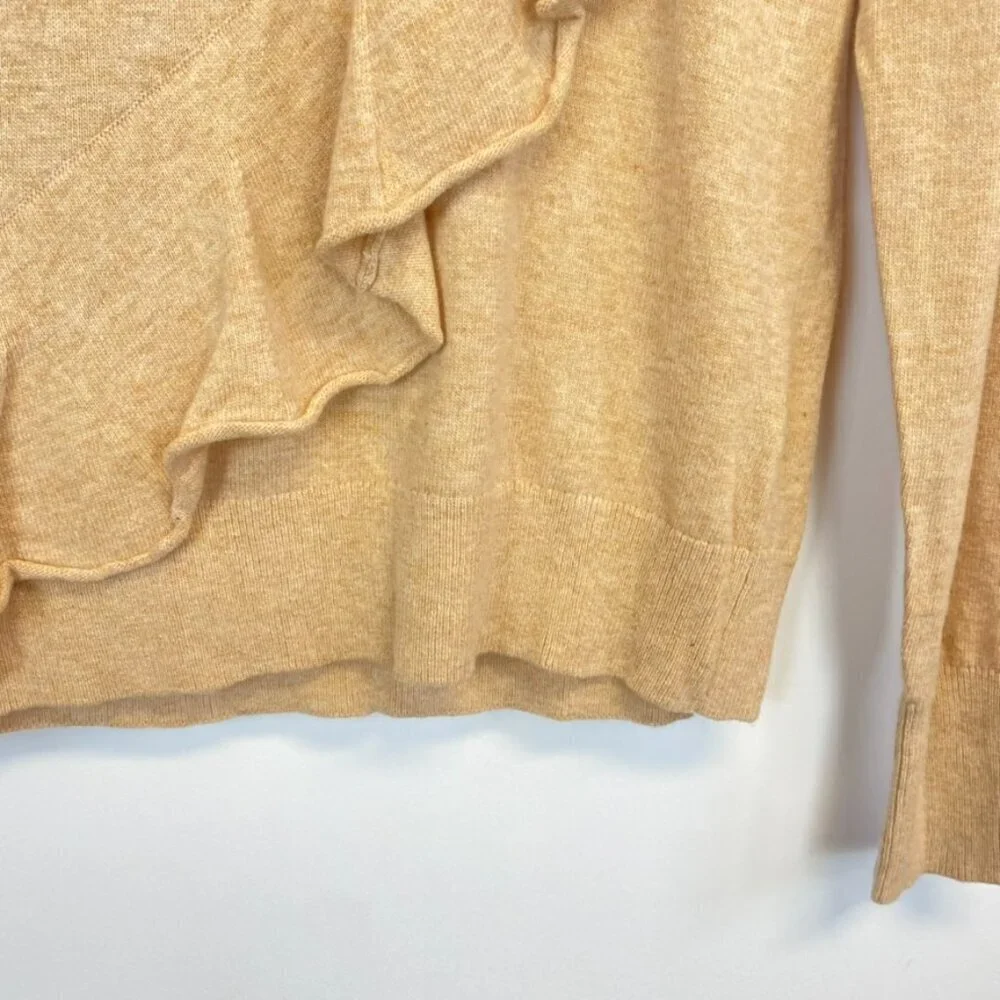 NWT J. Crew Mercantile Wool Blend Ruffle Sweater